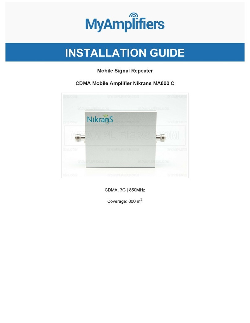 Nikrans MA800 C User manual