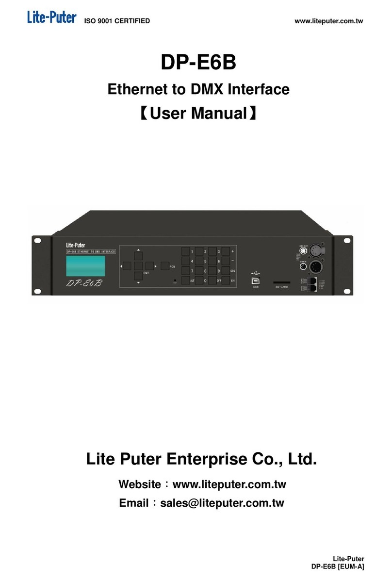 Lite-Puter DP-E6B user manual