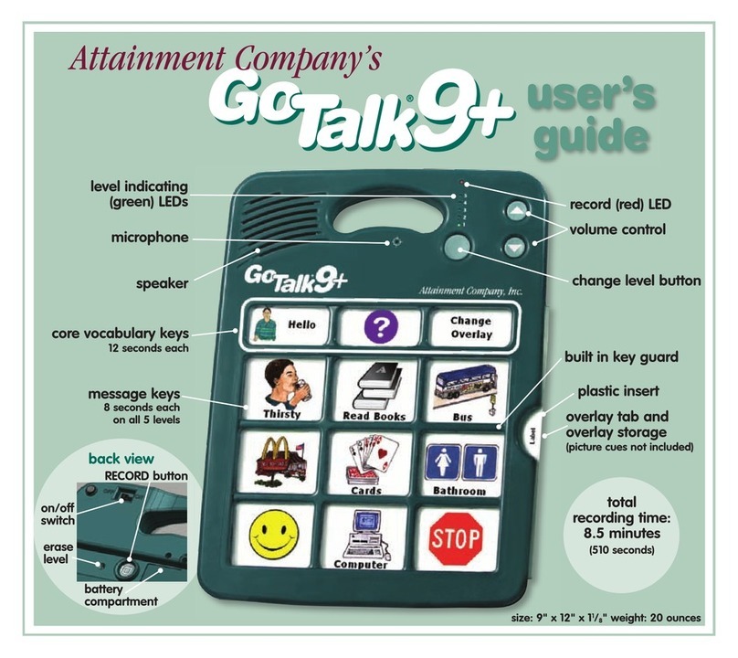 Assistech GoTalk9+ user guide
