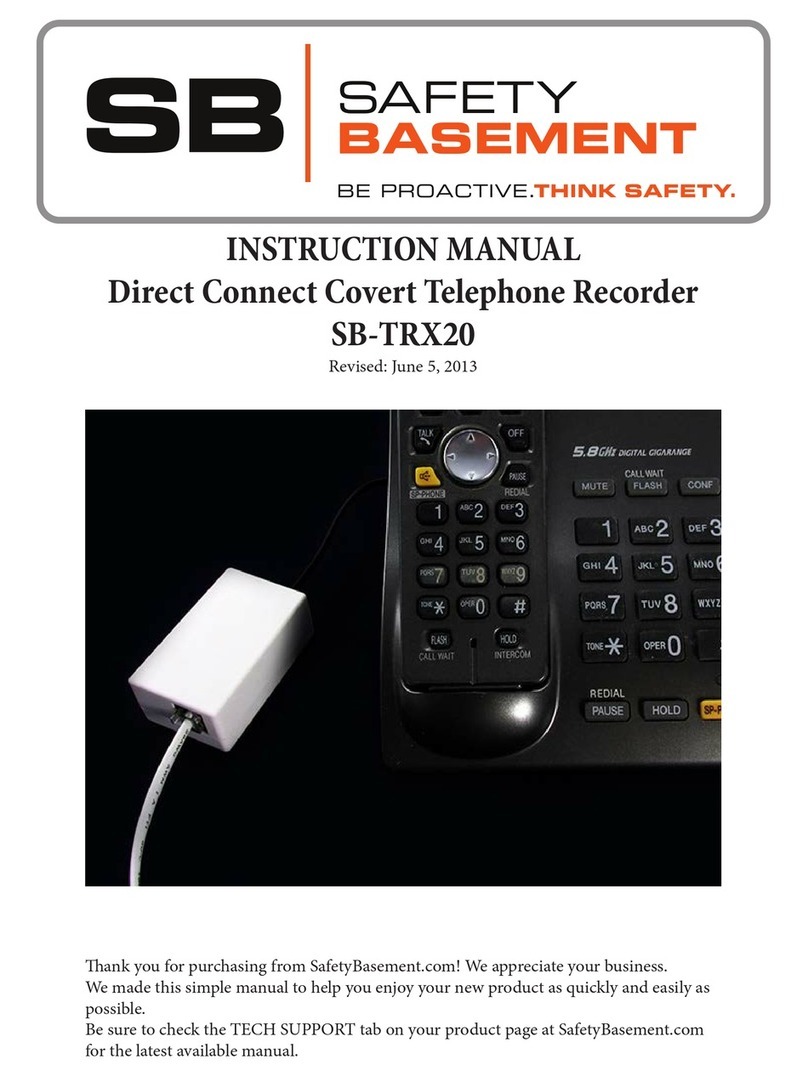 SB SB-TRX20 instruction manual