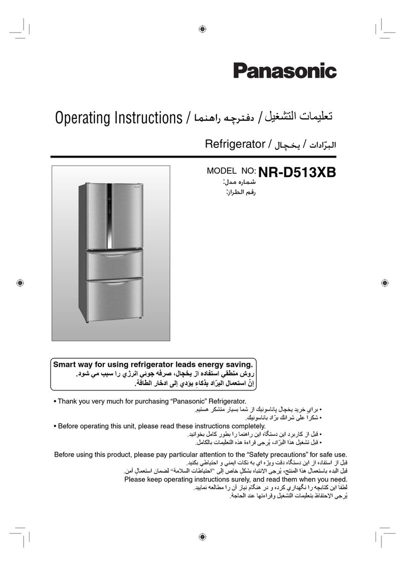 Panasonic NR-D513XB User manual Panasonic NR-D513XB User manual