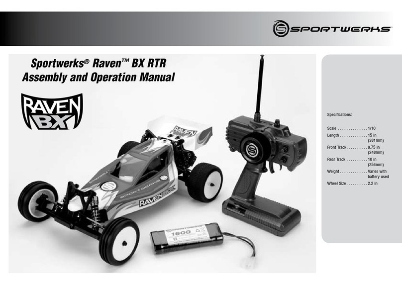 Sportwerks Raven BX RTR Assembly and operation manual