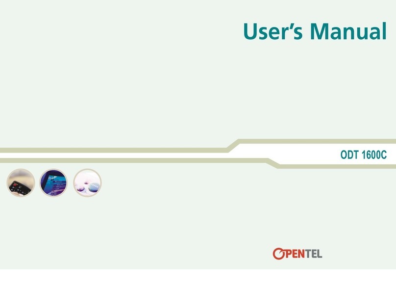 OPENTEL ODT 1600C user manual