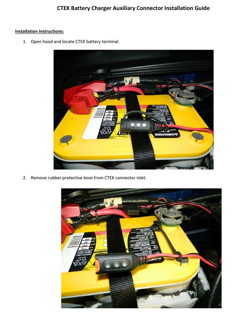 CTEK Battery Charger User manual
