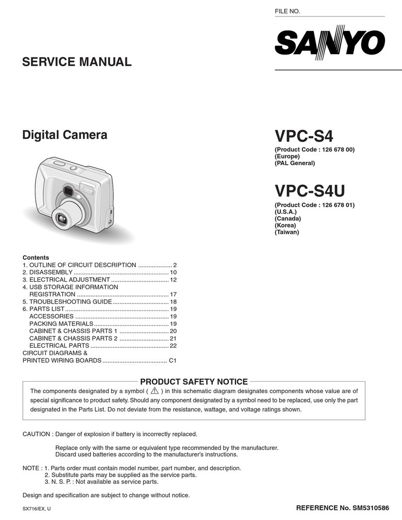 Sanyo Xacti VPC-S4 User manual