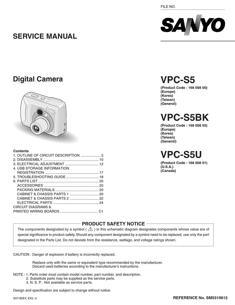 Sanyo VPC-S5 User manual