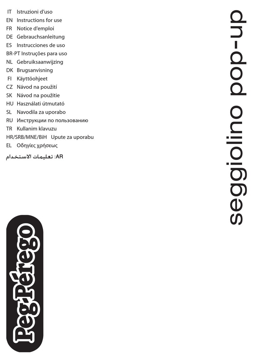 Peg-Perego seggiolino pop-up User manual