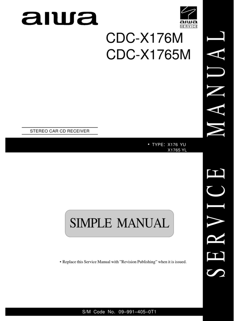 Aiwa CDC-X176M Service manual