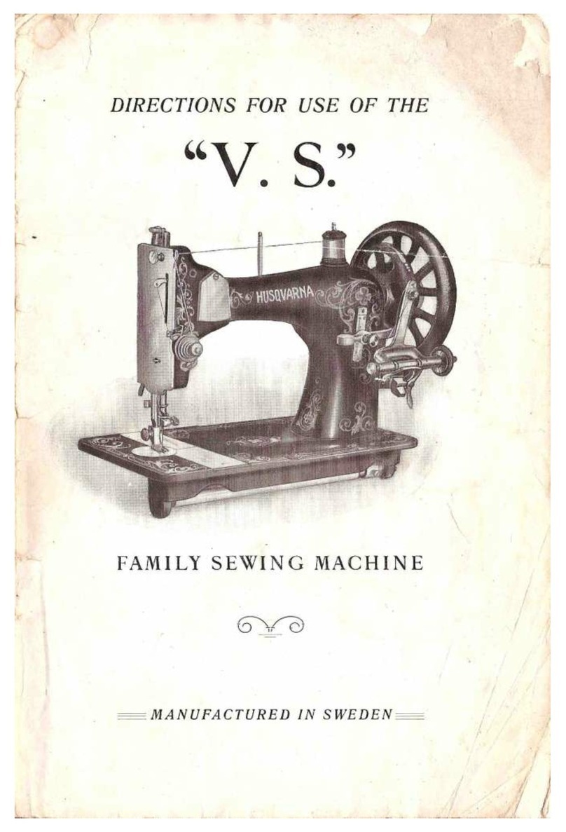 Husqvarna V. S. Directions for use