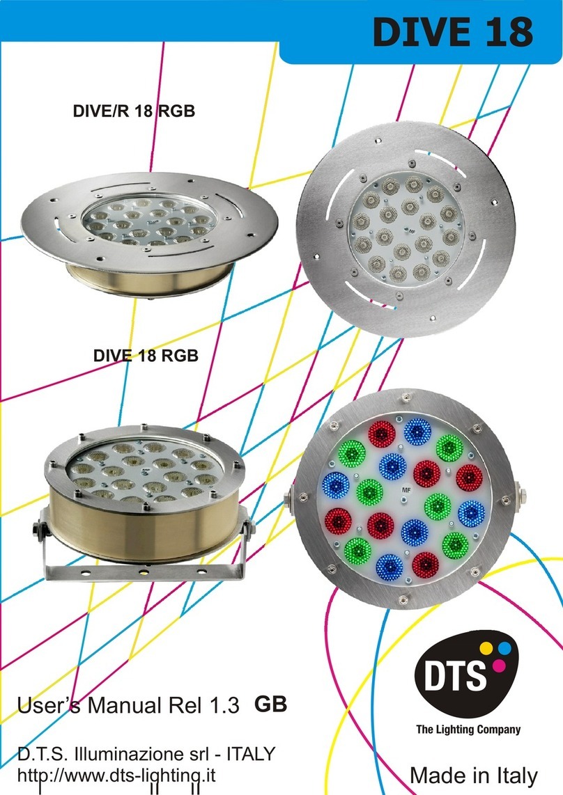 DTS DIVE/R 18 RGB user manual