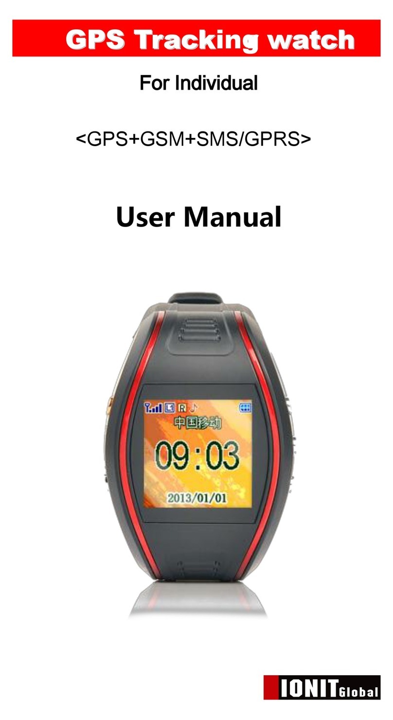 ionit GPS Trackingr watch user manual