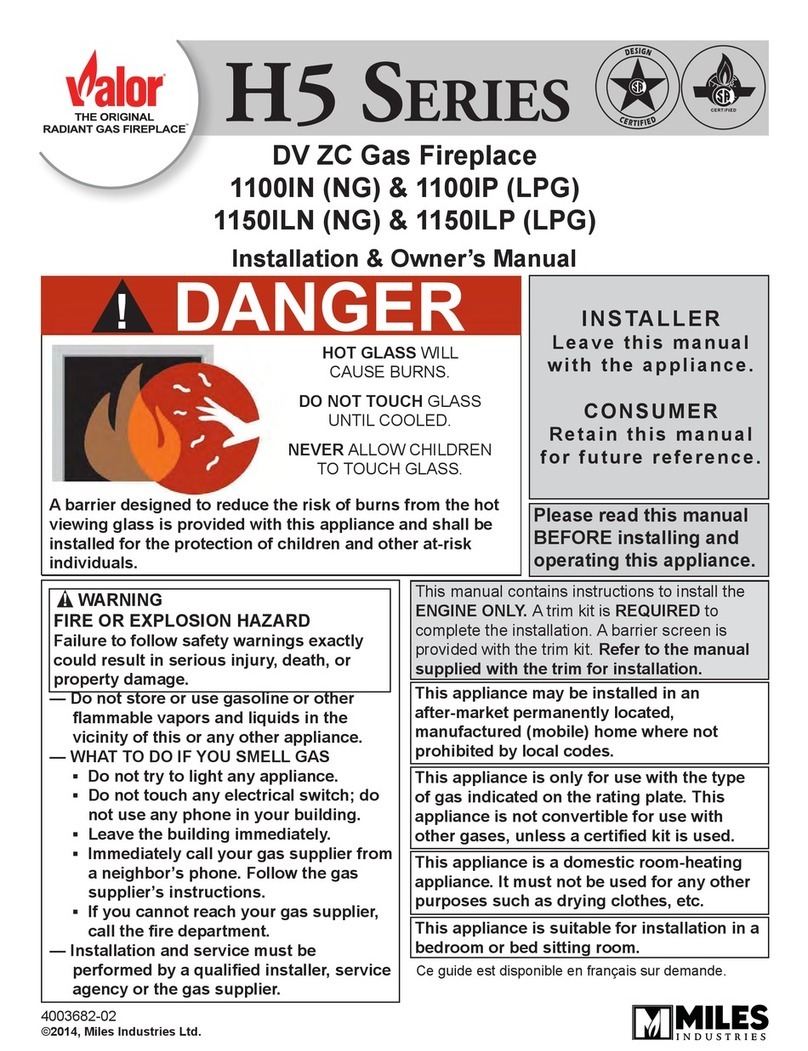 Valor 1100IN Operating instructions