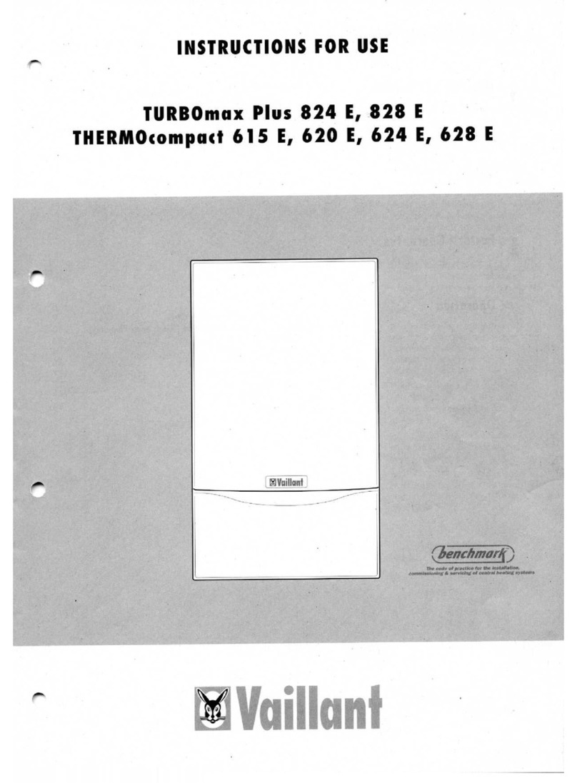 Vaillant Turbomax Plus 824 E Instructions for use