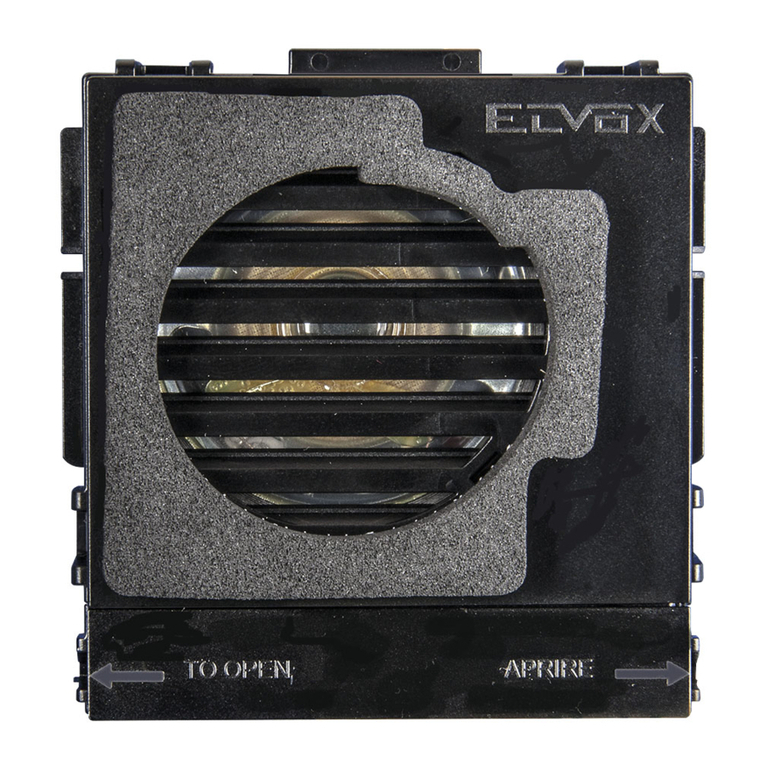 Elvox 6931 Installation and operation manual