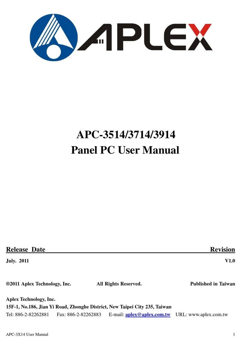 Aplex APC-3514 User manual Aplex APC-3514 User manual