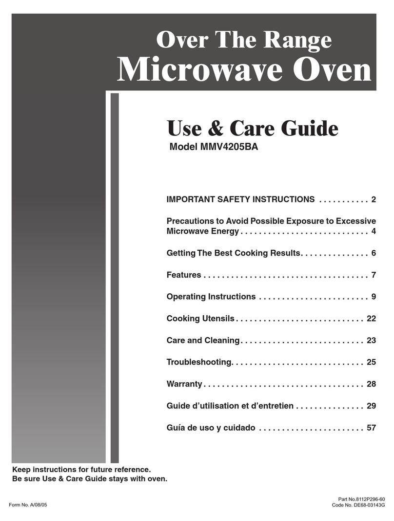 Maytag MMV4205BA User manual