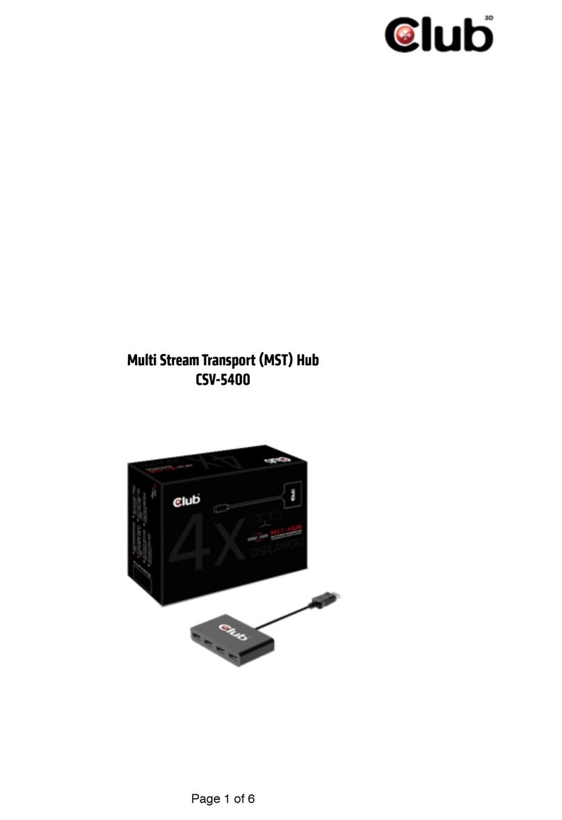 Club CSV-5400 user manual
