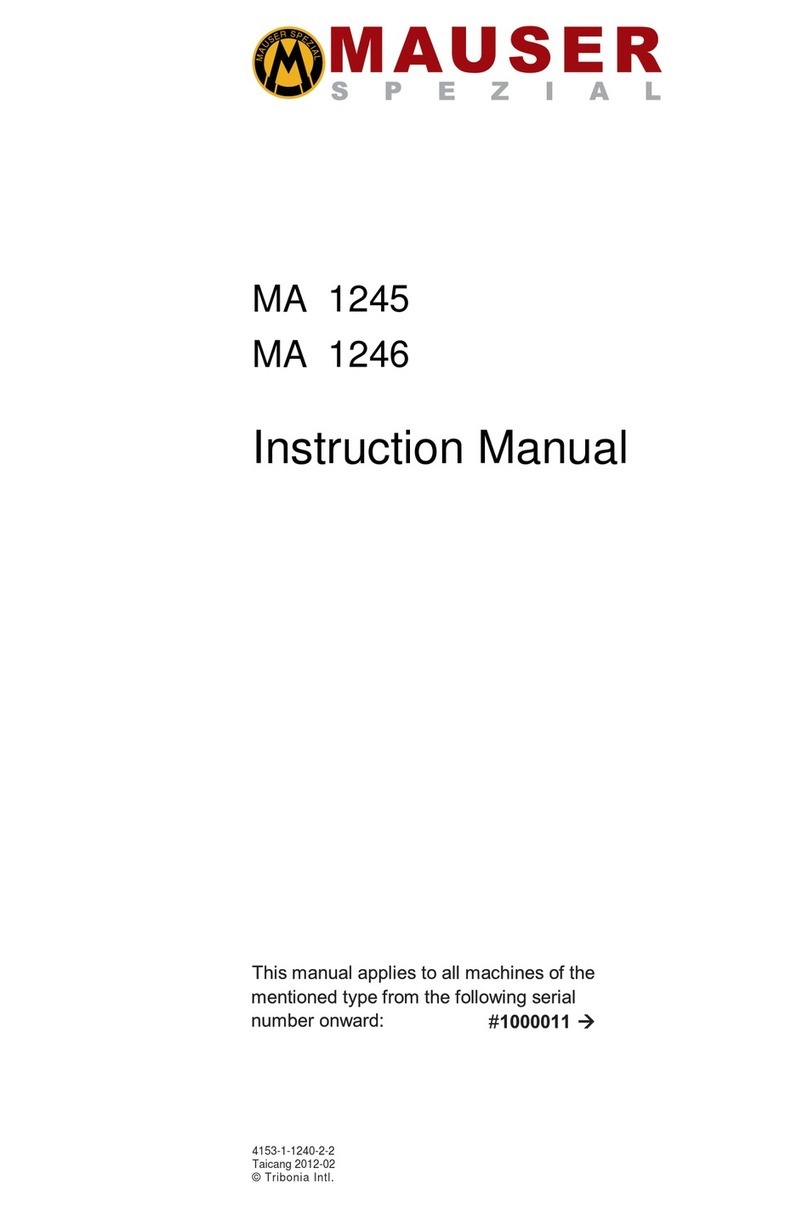 Mauser MA 1245 User manual Mauser MA 1245 User manual