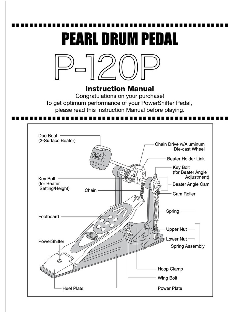 Pearl P-120P User manual