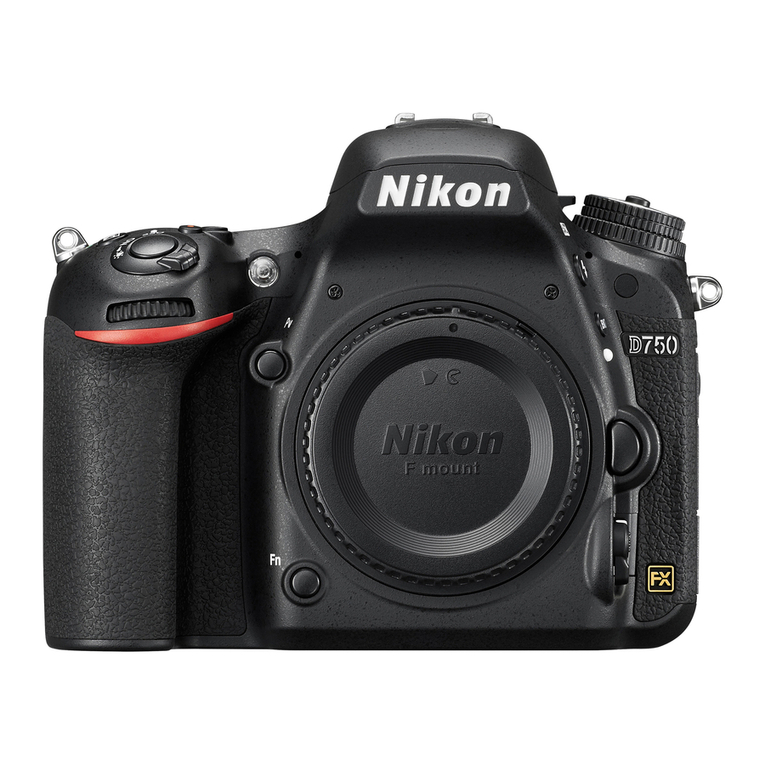 Nikon D750 User manual