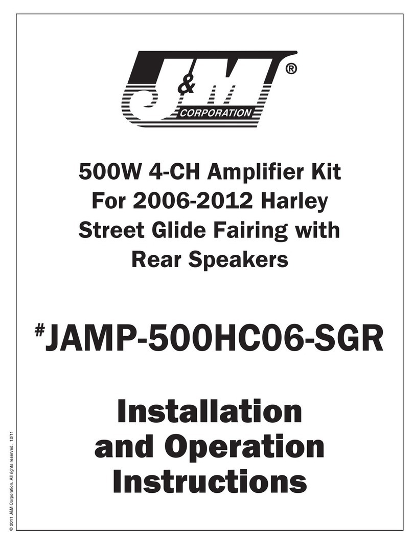 J&M Corporation JAMP-500HC06-SGR Installation and operation instructions J&M Corporation JAMP-500HC06-SGR Installation and operation instructions