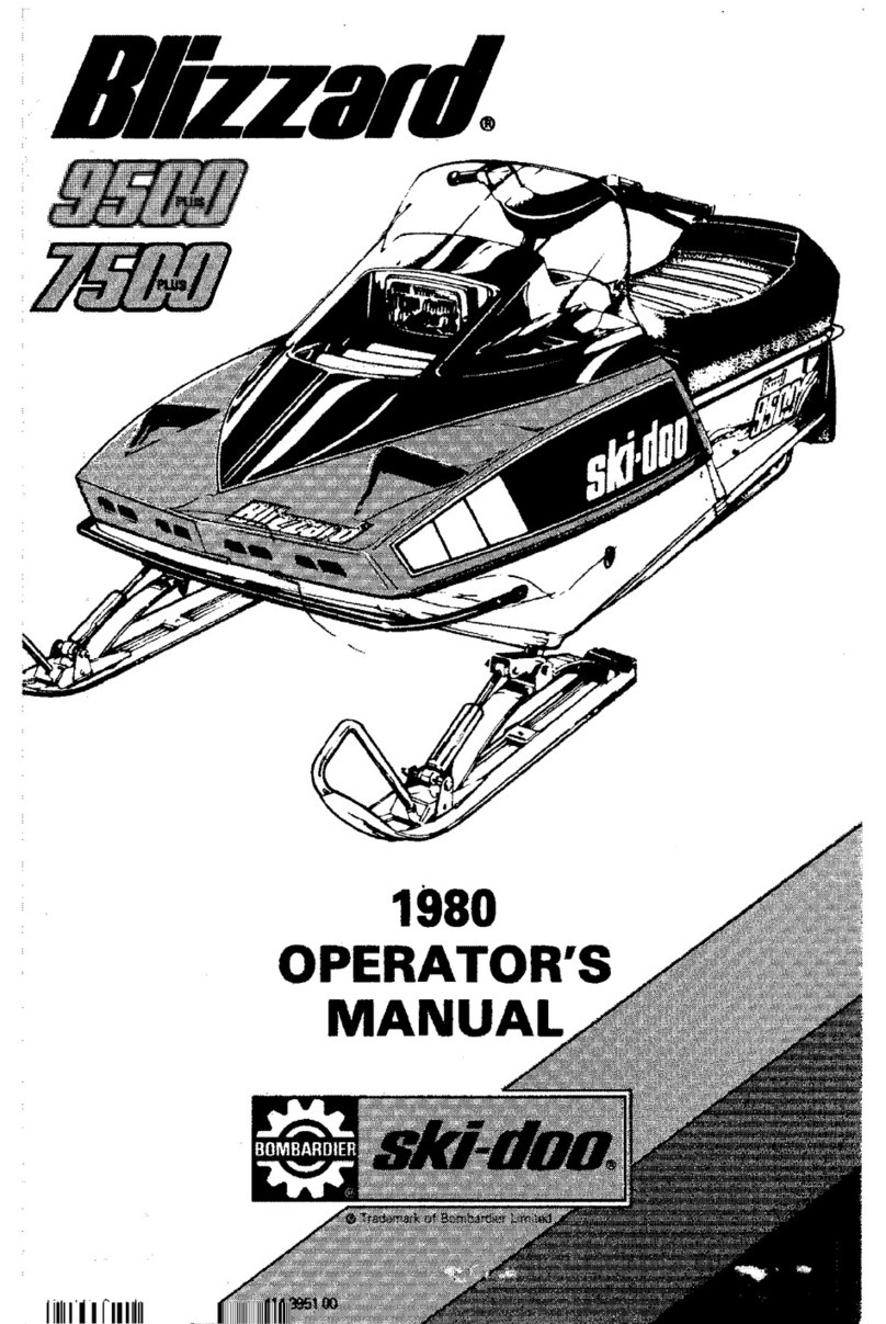 Ski-Doo Blizzard 9500 User manual Ski-Doo Blizzard 9500 User manual