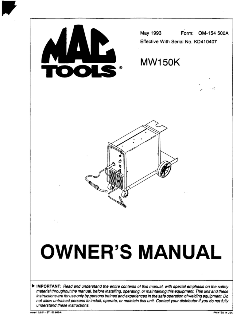 MAG MW150K owner's manual
