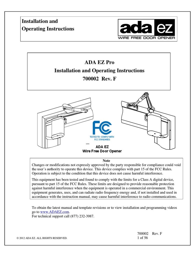 Ada Ez Pro 700002 operating instructions
