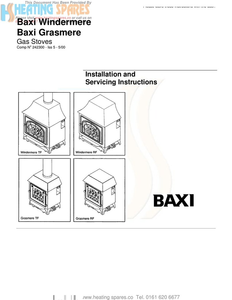 Baxi windermere TF User guide