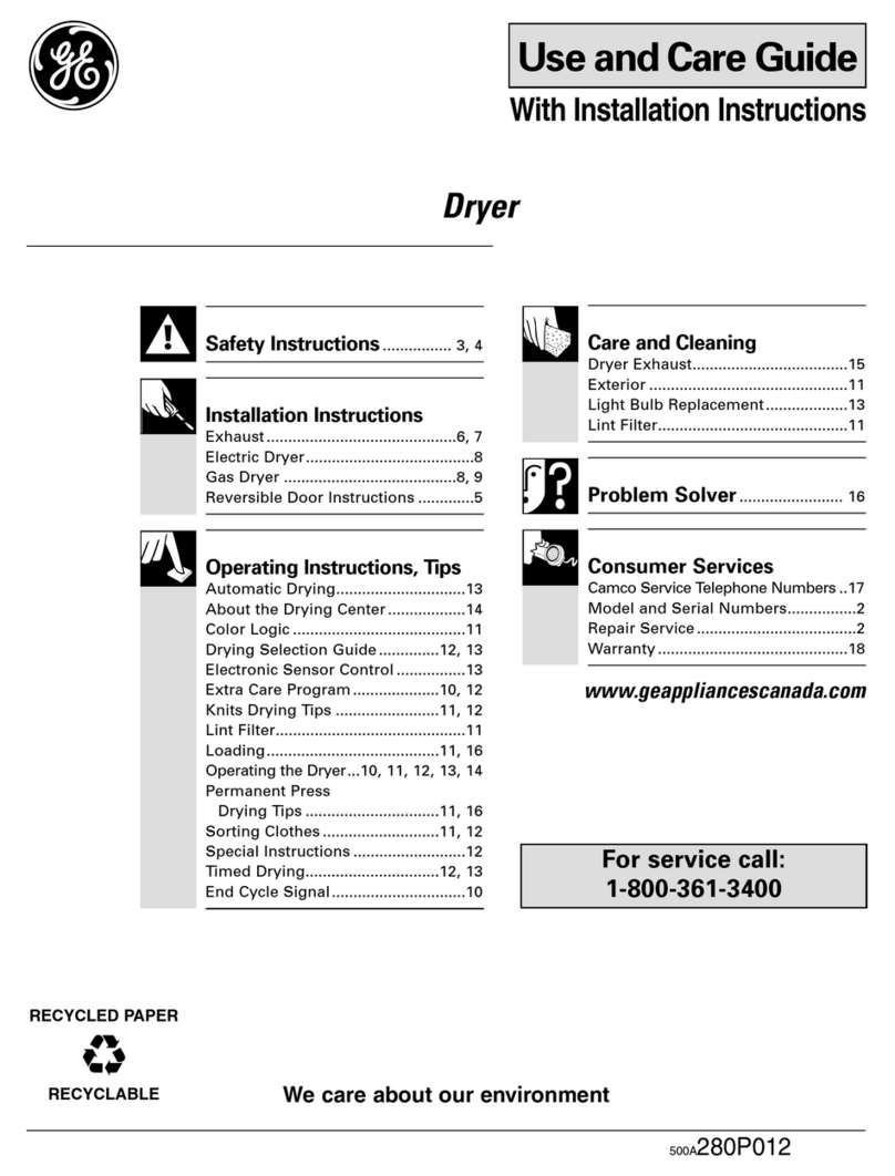 GE GUSR493GBWW User manual