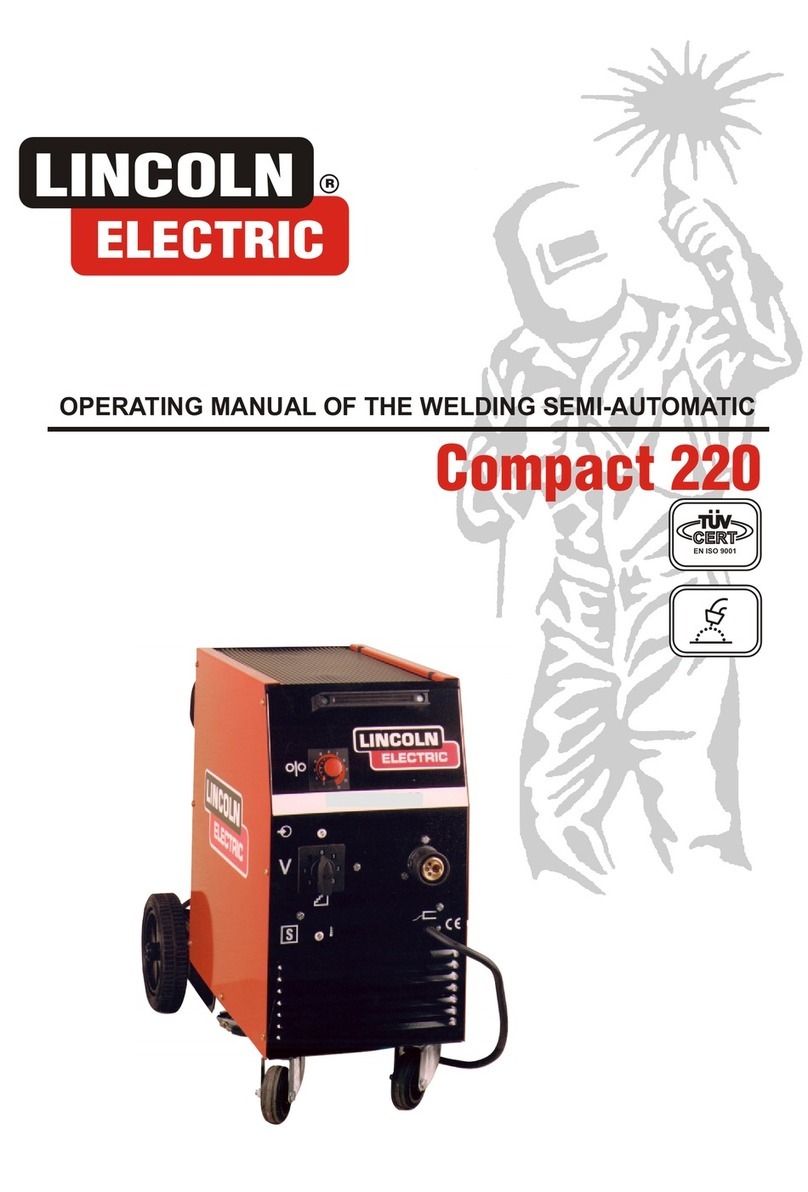 Lincoln Electric Compact 220 operating manual