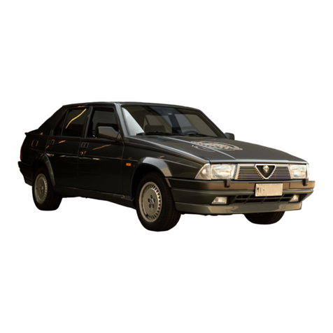 Alfa Romeo 75 T.Spark owner's manual