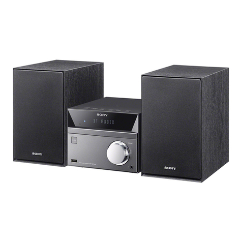 Sony CMT-SBT40D User manual