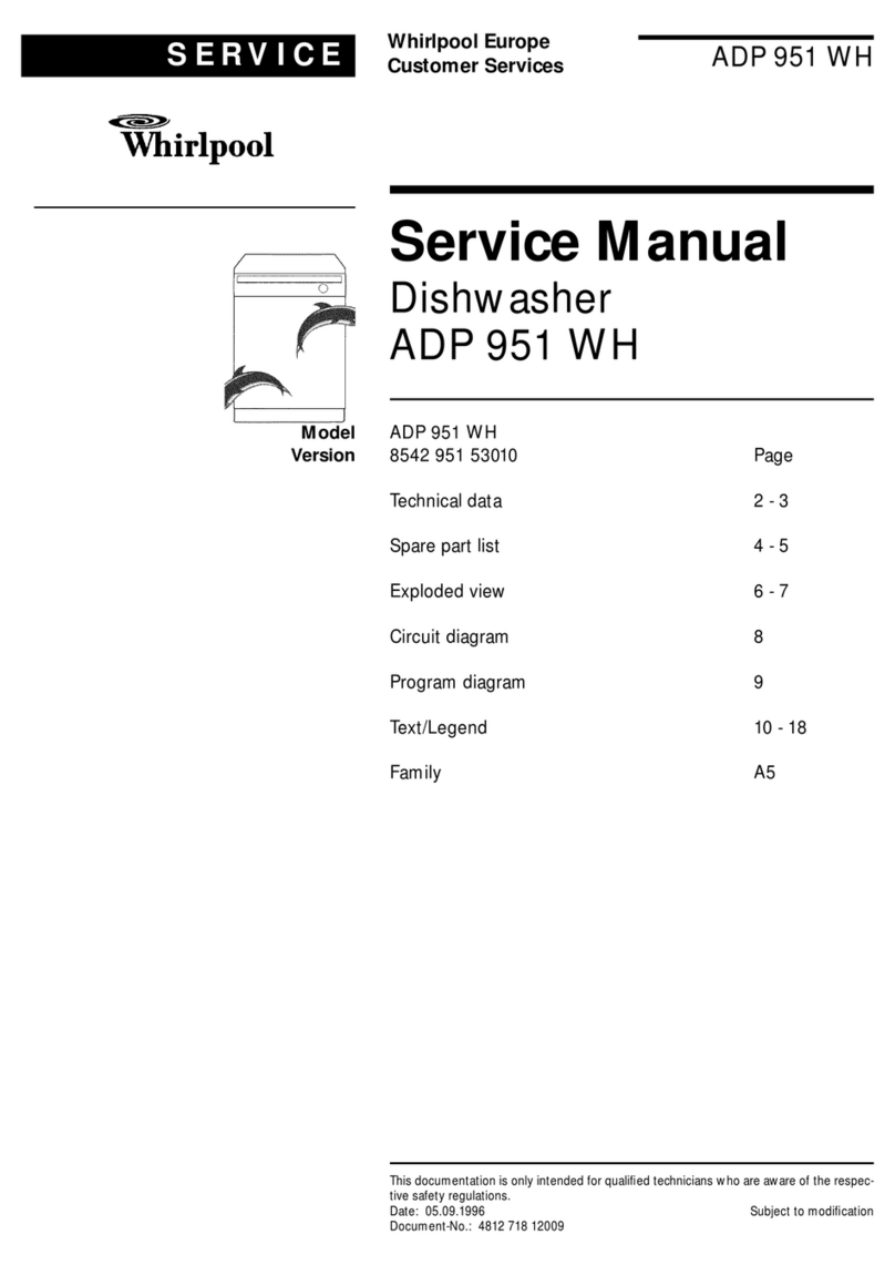 Whirlpool ADP 951 WH Service manual