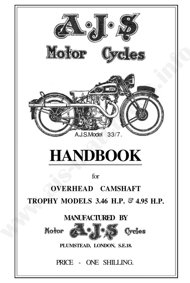 A.J.S. 3.46 H.P. User manual