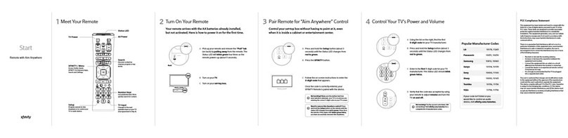 Comcast Inicio user guide