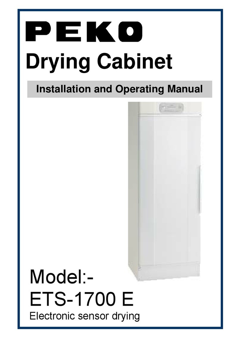 PEKO ETS-1700 E Installation and operating manual