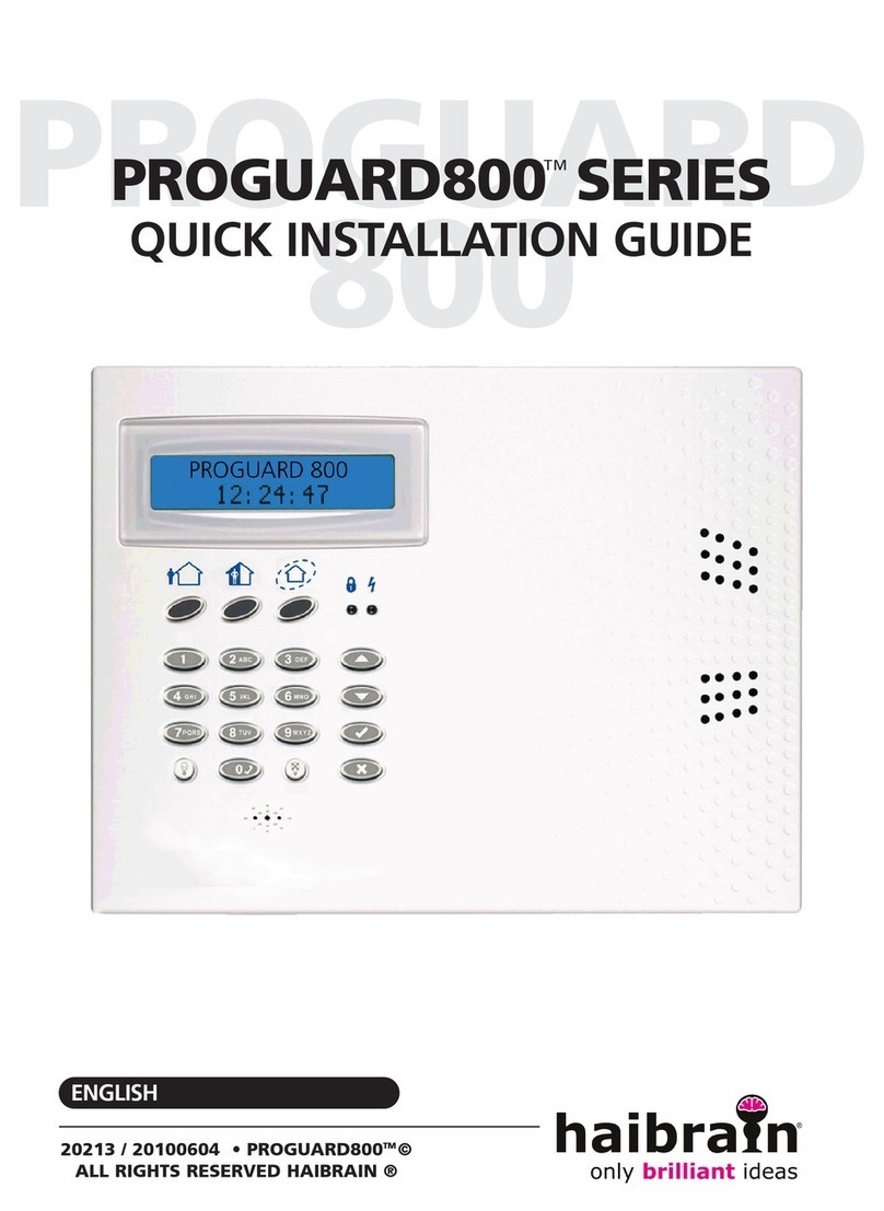 HailBrain ProGuard800 Series User manual
