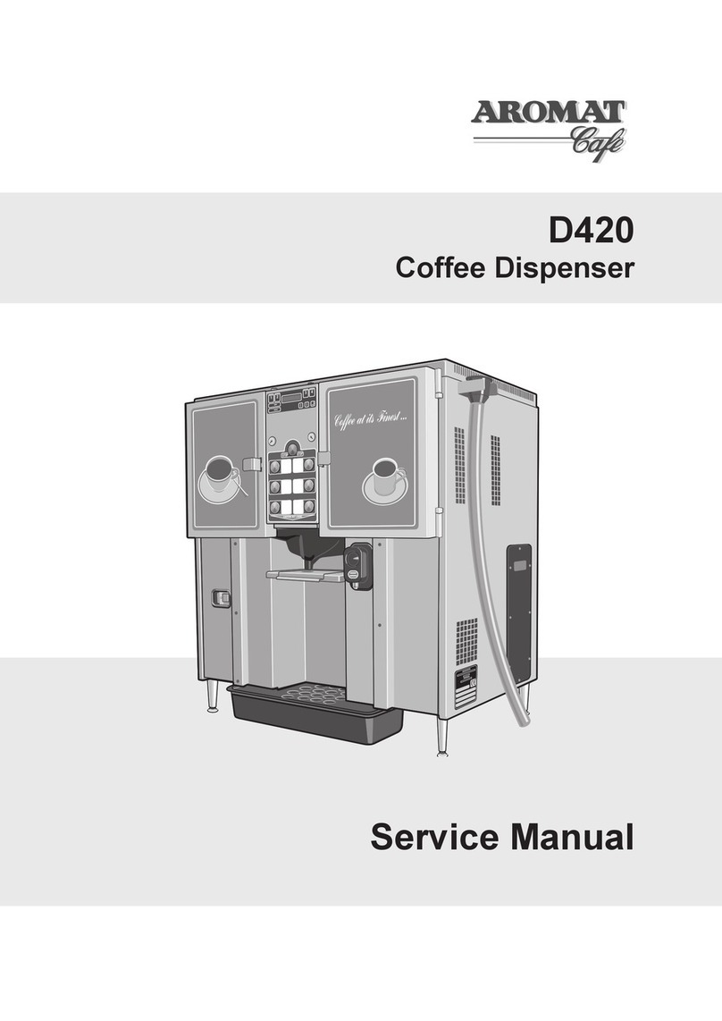 Aromat Cafe D420 Service manual