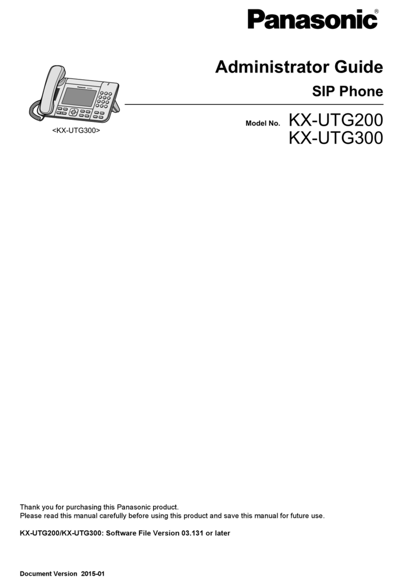 Panasonic KX-UTG200 User manual