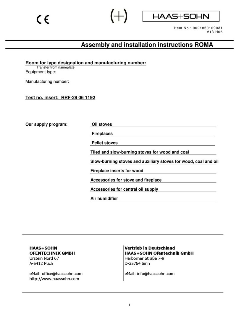 Haas+Sohn ROMA Instruction manual
