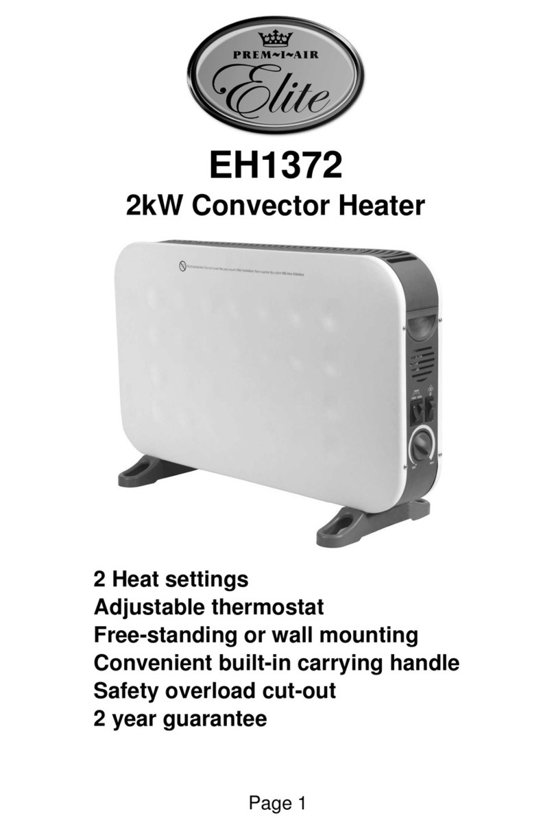 Prem-I-Air EH1372 User manual