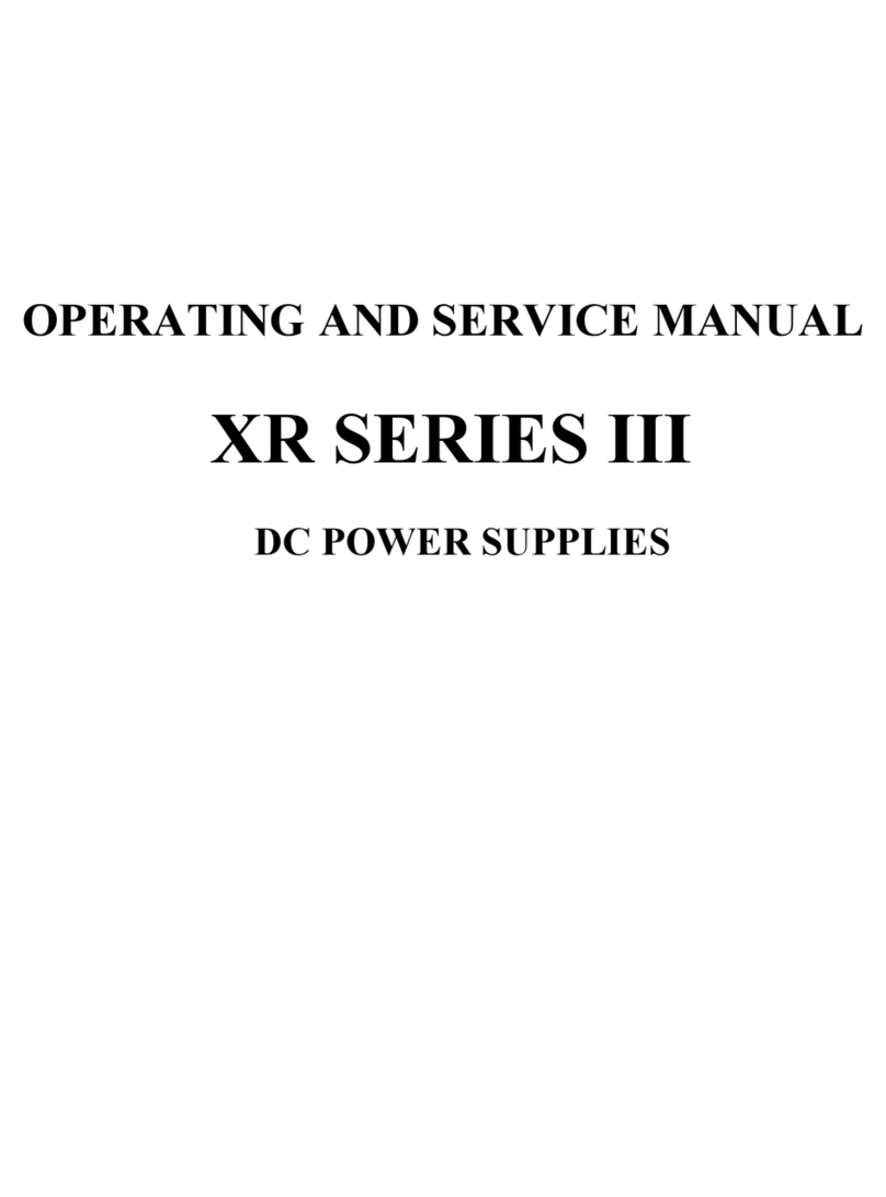 MPE XR III series Operator's manual