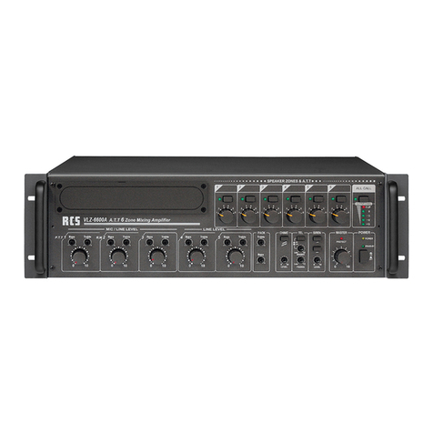 RCS VLZ-6360A User manual