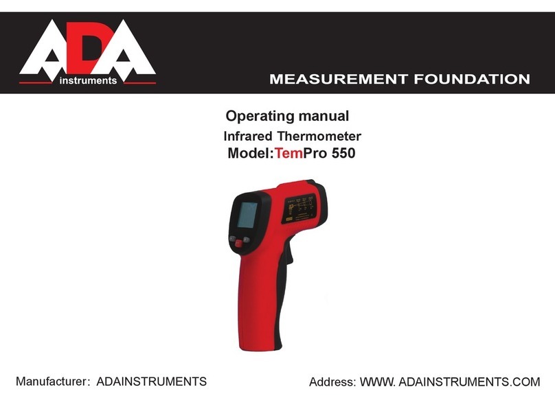 A/DA TEMPRO 550 operating instructions