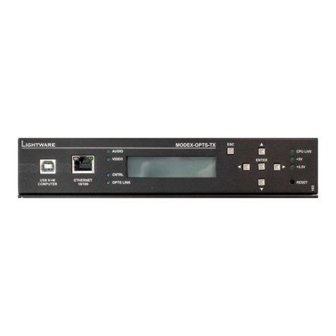 Lightware MODEX-OPTS-TX user manual