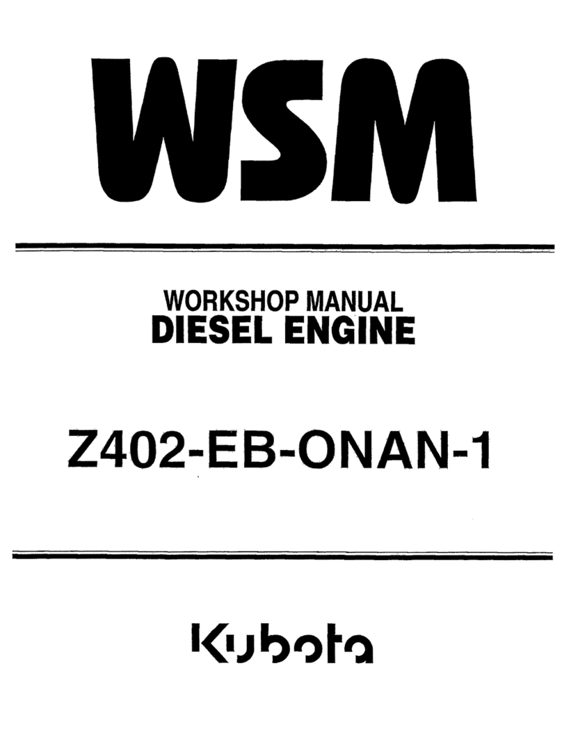 Kubota Z402-EB-ONAN-1 Workshop manual