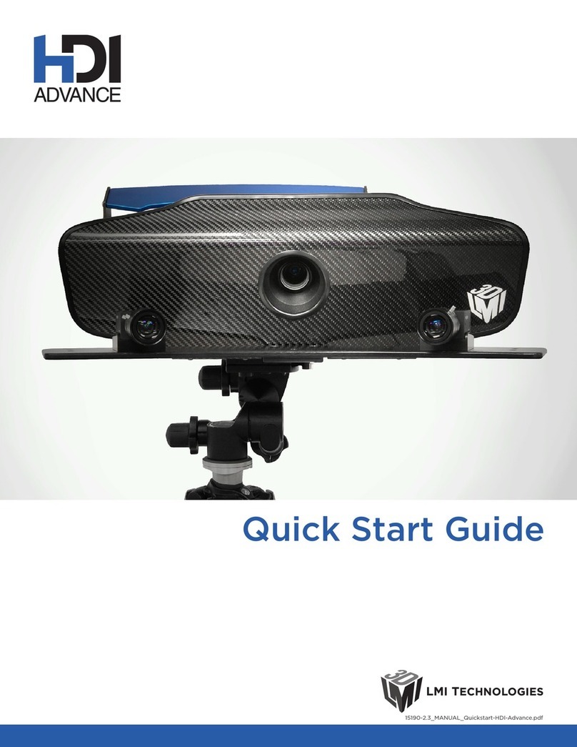 HDI Advanced 3D Scanner quick start guide