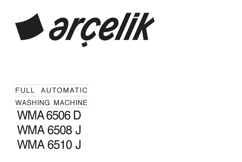 arcelik WMA 6506 D manual