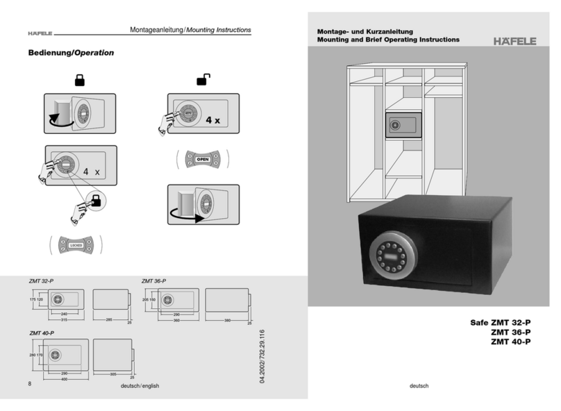 Hafele ZMT 32-P operating instructions